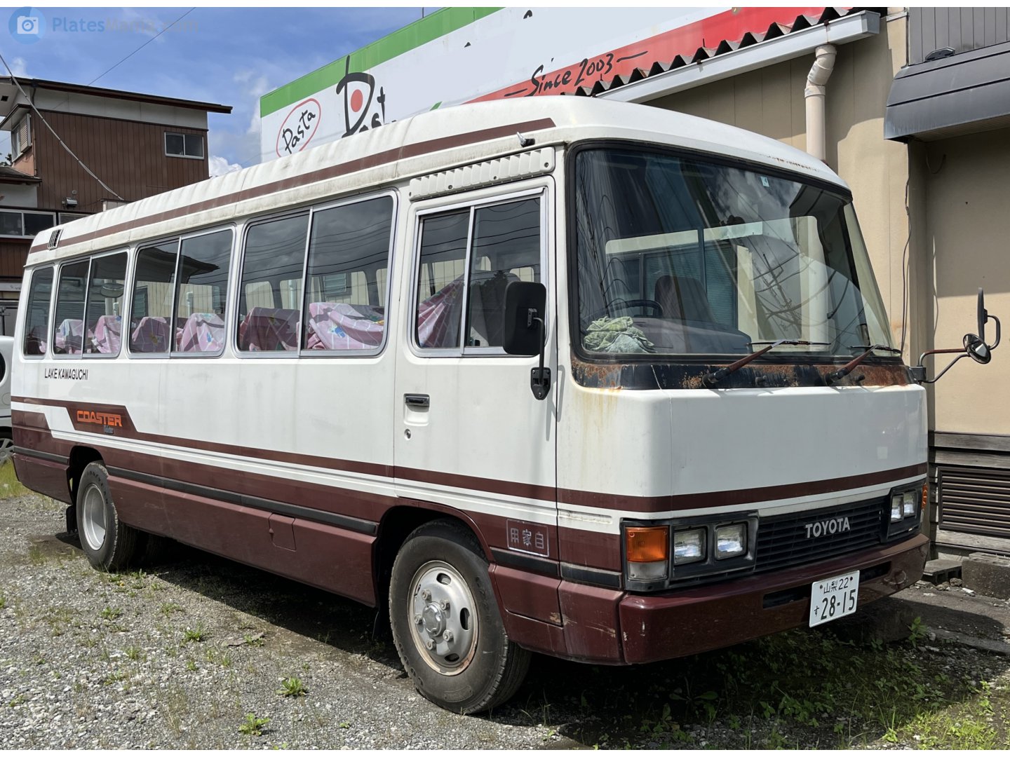 山梨 22 す 2815, Toyota Coaster 2nd gen (B20/B30), 1982–1993