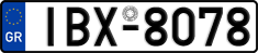License plate of Greece, Cars