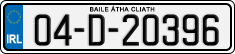 License plate of Ireland, Regular plates