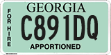 Georgia, Apportioned
