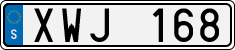 License plate of Sweden, Regular plates