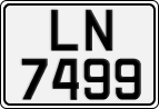 License plate of Norway, Trailers, motorcycles, special vehicles
