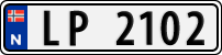 License plate of Norway, Trailers, motorcycles, special vehicles