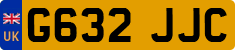 License plate of the United Kingdom, 1983 year system