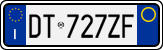 License plate of Italy, Cars (1994 year series)
