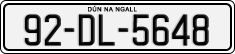 License plate of Ireland, Regular plates