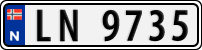 License plate of Norway, Trailers, motorcycles, special vehicles
