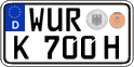 German license plate, Plates for oldtimers (type 