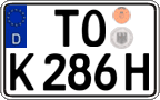 German license plate, Plates for oldtimers (type 