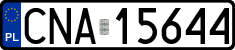 License plates of Poland, Regular car plates