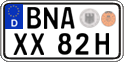 German license plate, Plates for oldtimers (type 