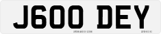 License plate of the United Kingdom, 1983 year system