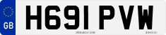 License plate of the United Kingdom, 1983 year system