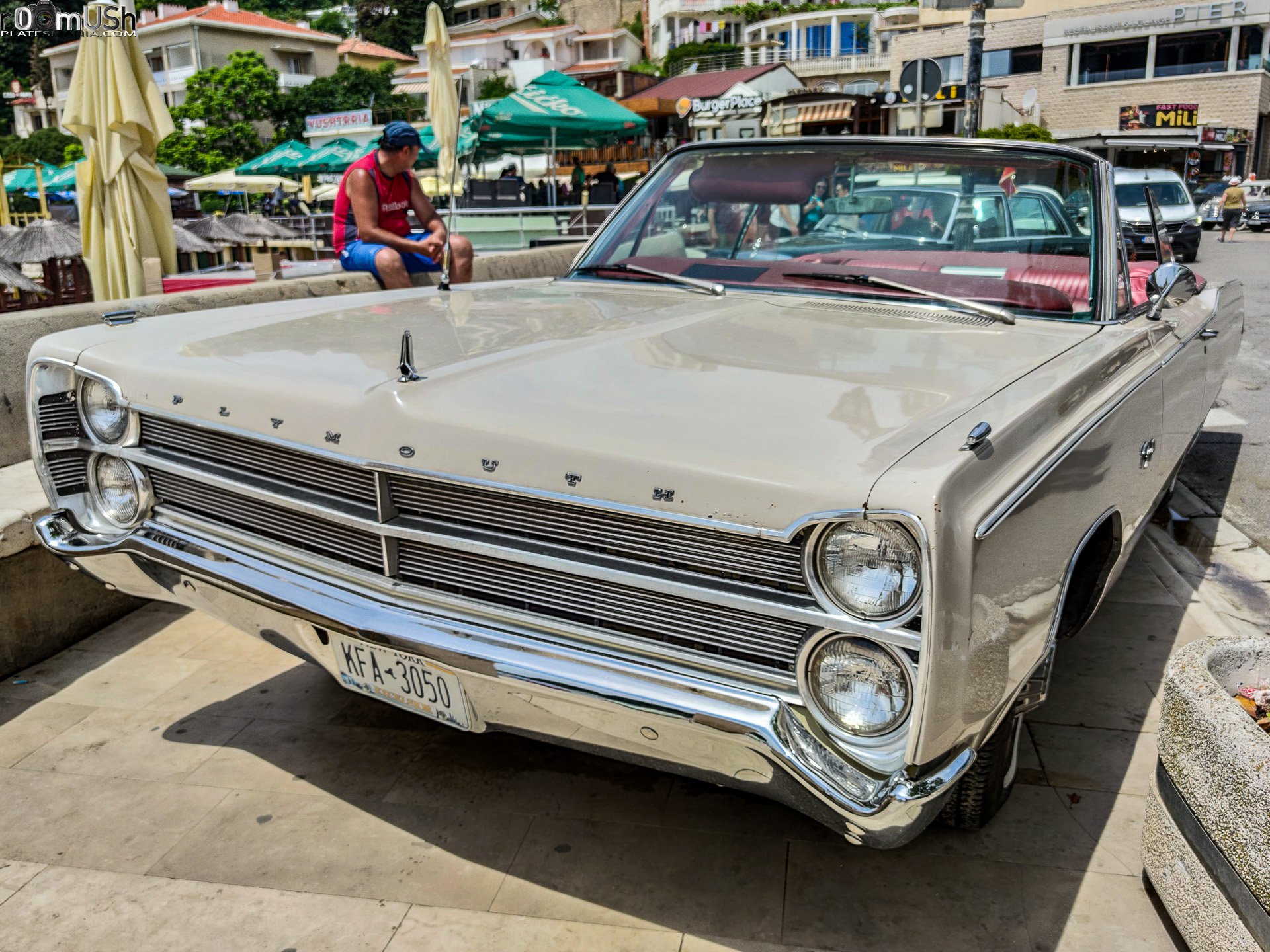 KFA-3050, Plymouth Fury 4th gen 1967 2-door Convertible (27/45; C-body), 2nd facelift, 1966–1967