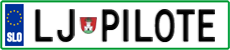 License plate of Slovenia, Vanity Plates