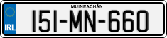 License plate of Ireland, Regular plates