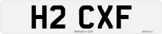 License plate of the United Kingdom, 1983 year system
