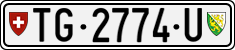 License plate of Switzerland, Dealer (with 