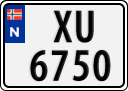 License plate of Norway, Trailers, motorcycles, special vehicles