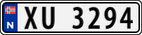 License plate of Norway, Trailers, motorcycles, special vehicles