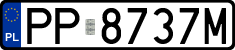 License plates of Poland, Regular car plates