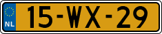 License plate of the Netherlands, Trailers