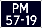 License plate of the Netherlands, Imported oldtimers (cars)