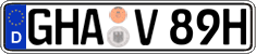 German license plate, Plates for oldtimers (type 