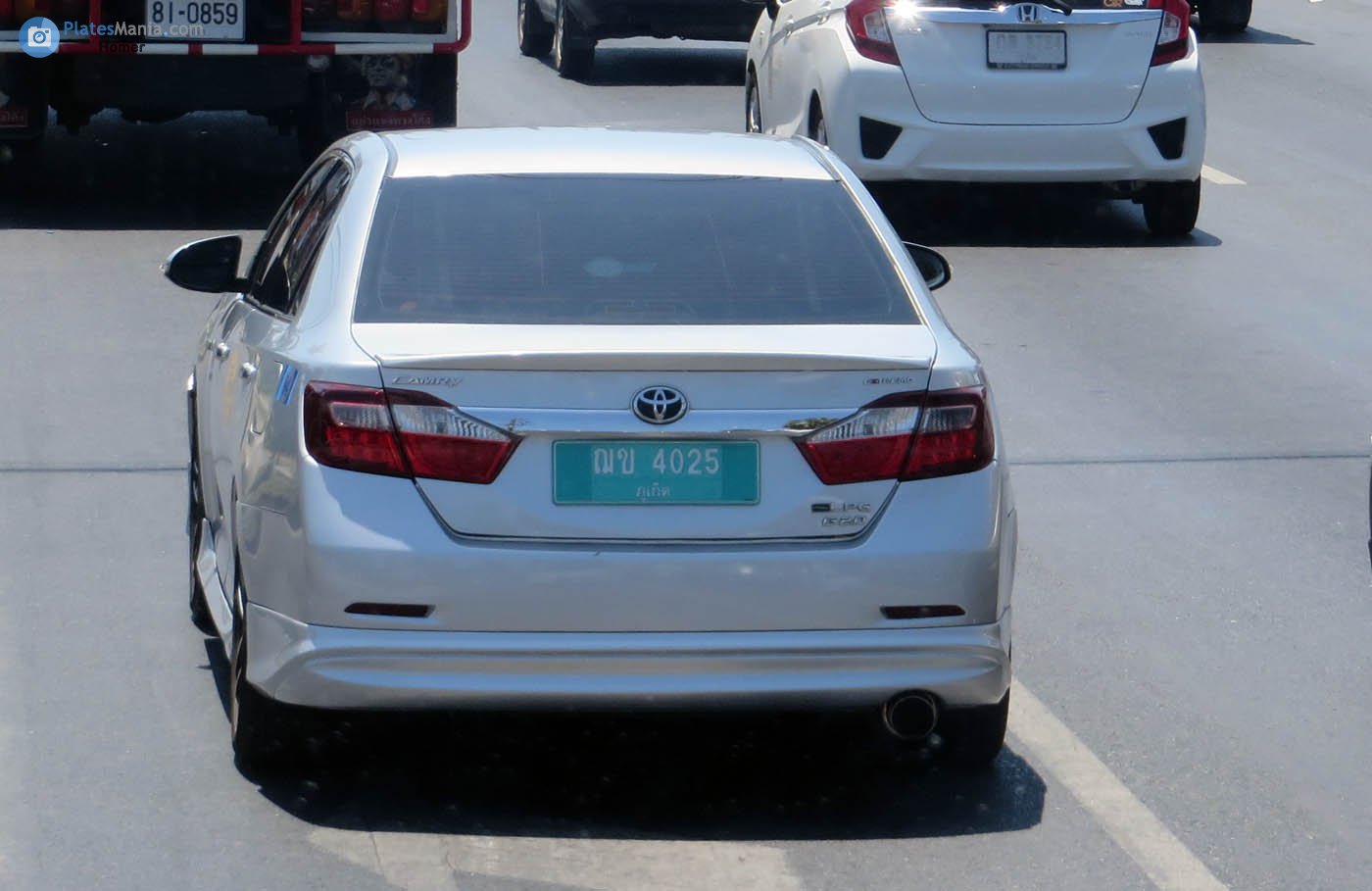 ฌข 4025, Toyota Camry 7th gen (XV50; Global-market), 2011–2014