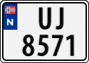 License plate of Norway, Trailers, motorcycles, special vehicles