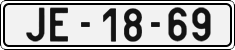 License plate of the Czech Republic, Cars (1960)