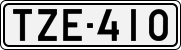 License plate of Finland, Cars