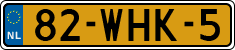 License plate of the Netherlands, Trailers