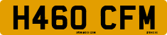 License plate of the United Kingdom, 1983 year system