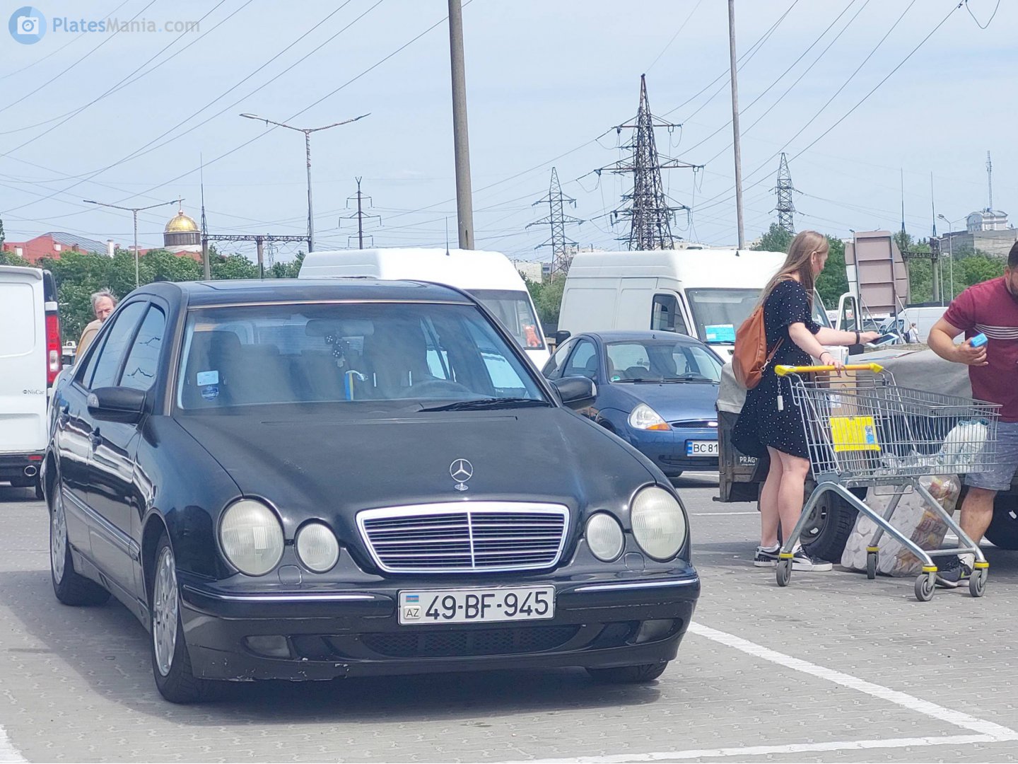 49 BF 945, Mercedes-Benz E-Klasse 2nd gen Sedan (W210), 1995­–2002