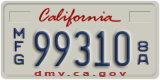 California, Occupational (DLR/DST/MFG) (12345 1(2)A)