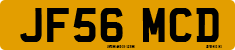 License plate of the United Kingdom, 2001 year system