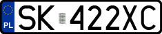 License plates of Poland, Regular car plates