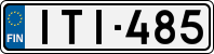 License plate of Finland, Cars