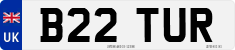 License plate of the United Kingdom, 1983 year system