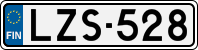 License plate of Finland, Cars