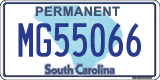 South Carolina, Permanent (AB12345)