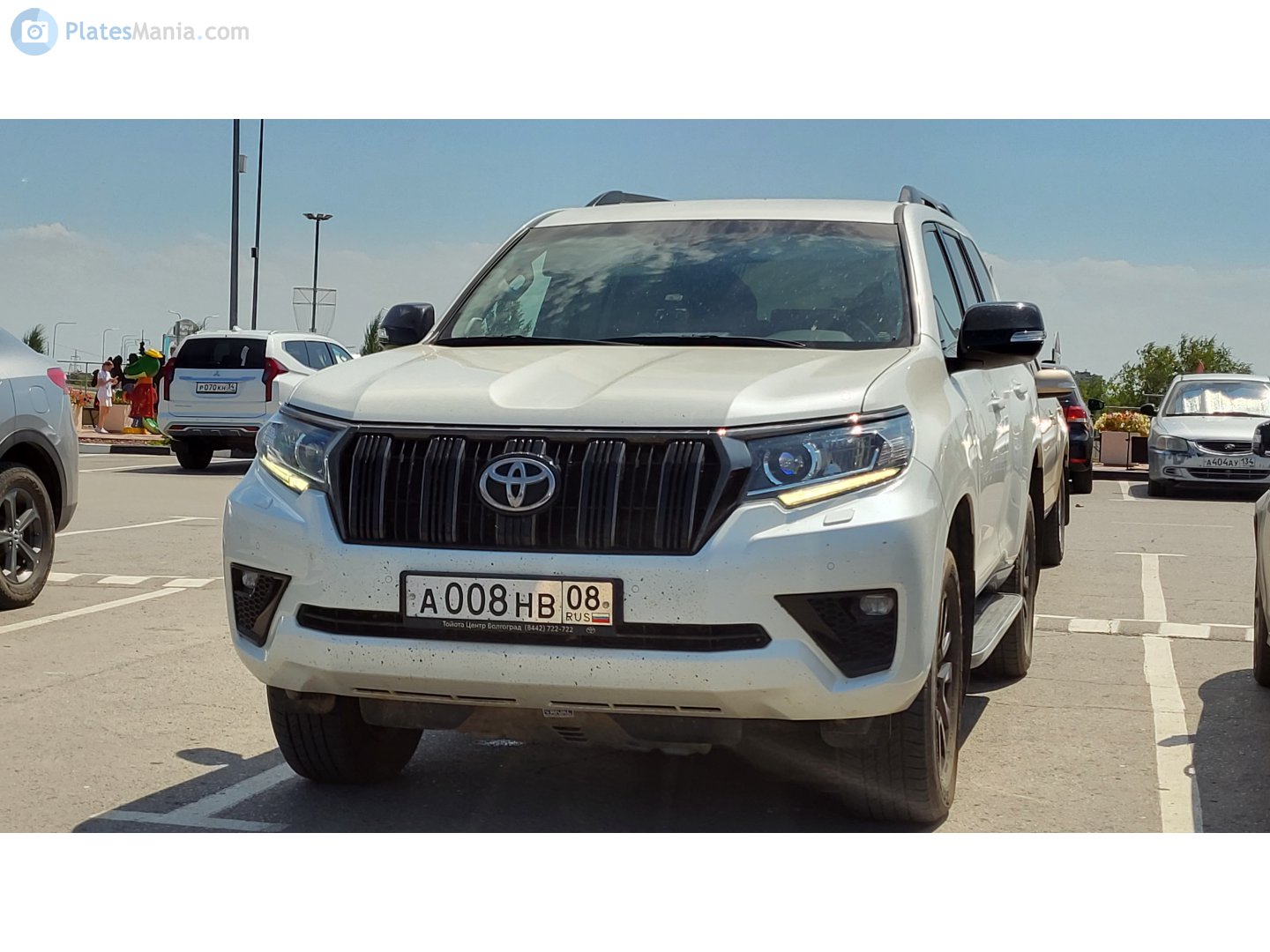 а 008 нв 08, Toyota Land Cruiser Prado 4th gen 5-door SUV (J150), 2nd facelift, 2017–2023