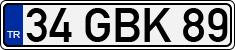 License plate of Turkey, Regular plates