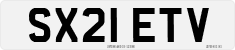 License plate of the United Kingdom, 2001 year system