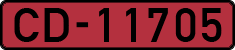 License plate of Latvia, Diplomatic