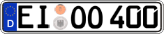 German license plate, Regular plates