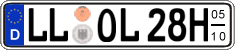 German license plate, Seasonal plates (Oldtimers)