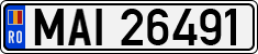 License plate of Romania, Ministry of Interior