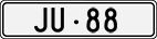 License plate of Switzerland, Cars